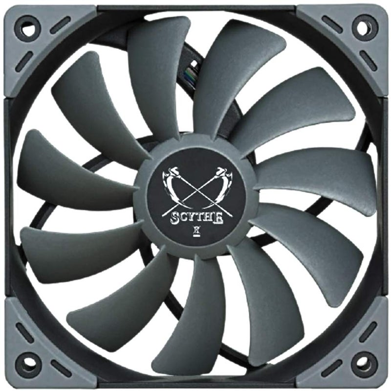 SCYTHE Kaze Flex 120 High Air Flow PC Case Fan, Fluid Dynamic Bearing,120mm x 25mm (3-pin Connector, 800RPM) - Image 2